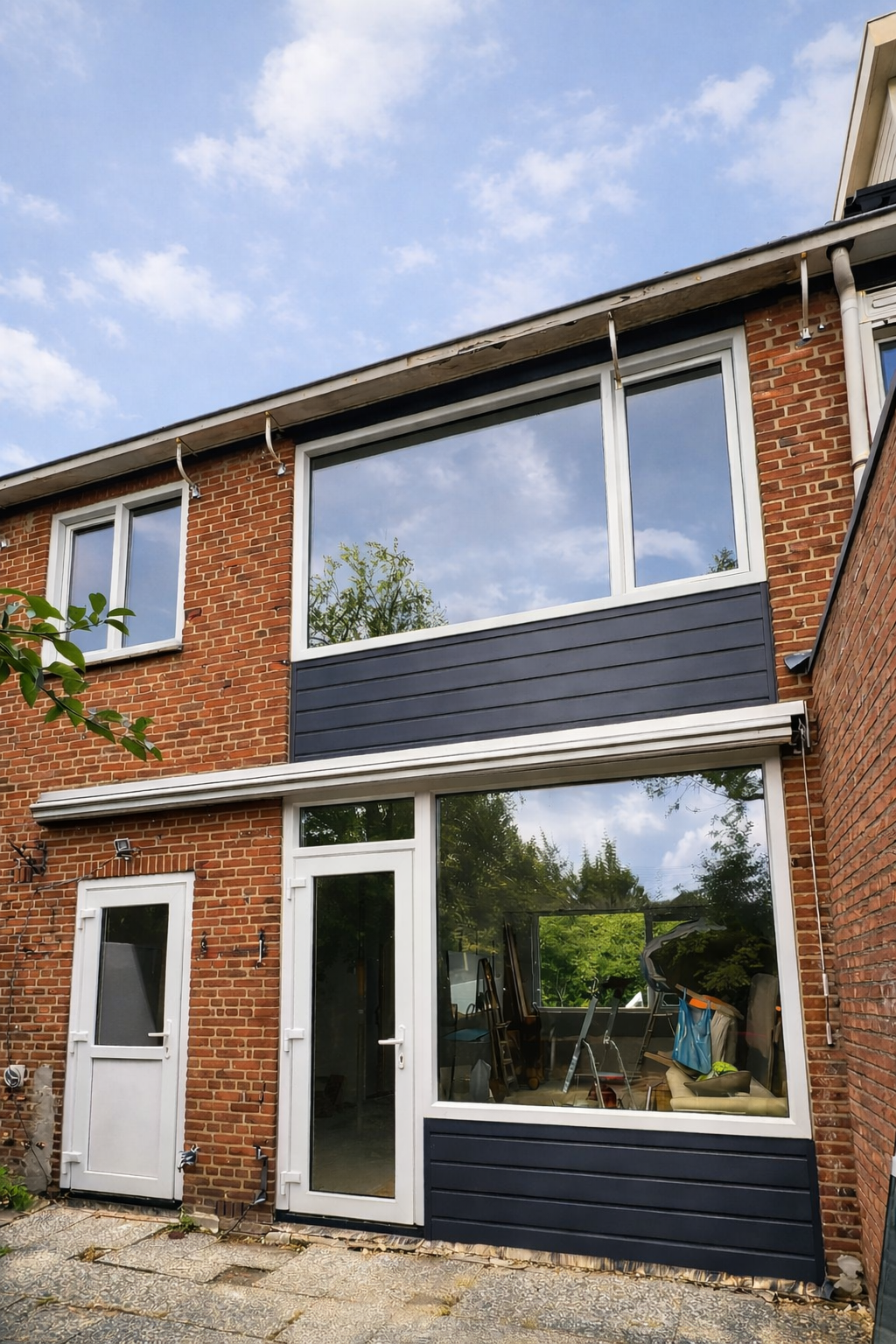 Achtergevel kozijnen vervangen in Uithoorn